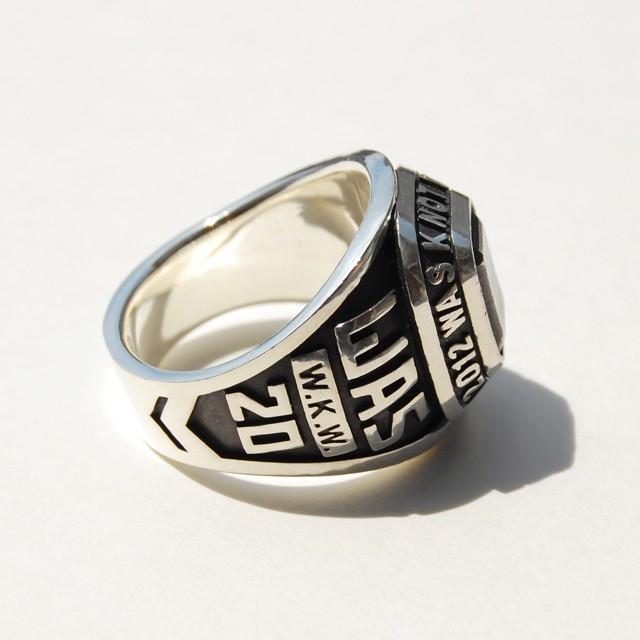 シルバーカレッジリング 9号〜18号｜WKW COLLEGE RING｜FA-101 |  | 04