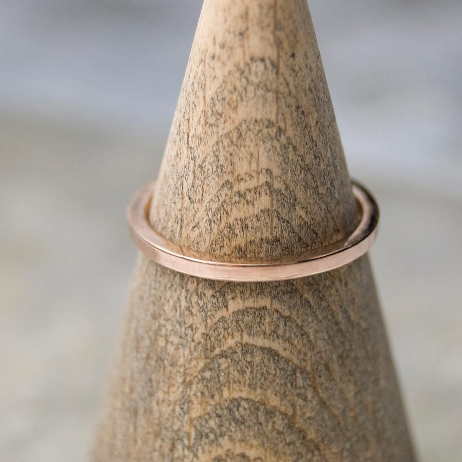 PGPピンクゴールドフラットリング 1.5mm幅 鏡面 3号〜27号｜WKH PGP FLAT RING 1.5 bs gloss｜FA-697 |  | 01