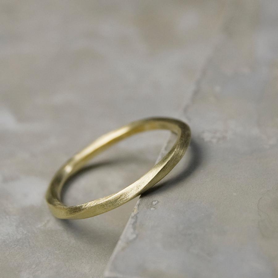 真鍮ツイストリング 1.5mm幅 つや消し 3号〜27号｜WKH TWIST RING 1.5 bs matte｜FA-704 |  | 02