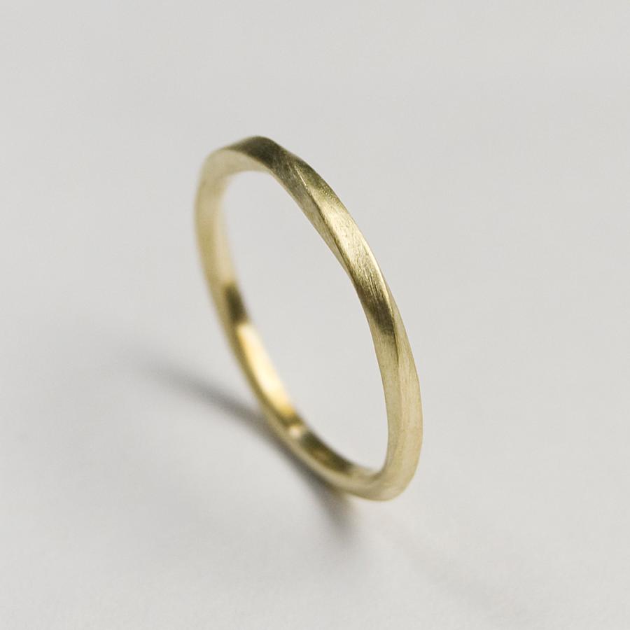 真鍮ツイストリング 1.5mm幅 つや消し 3号〜27号｜WKH TWIST RING 1.5 bs matte｜FA-704 |  | 03