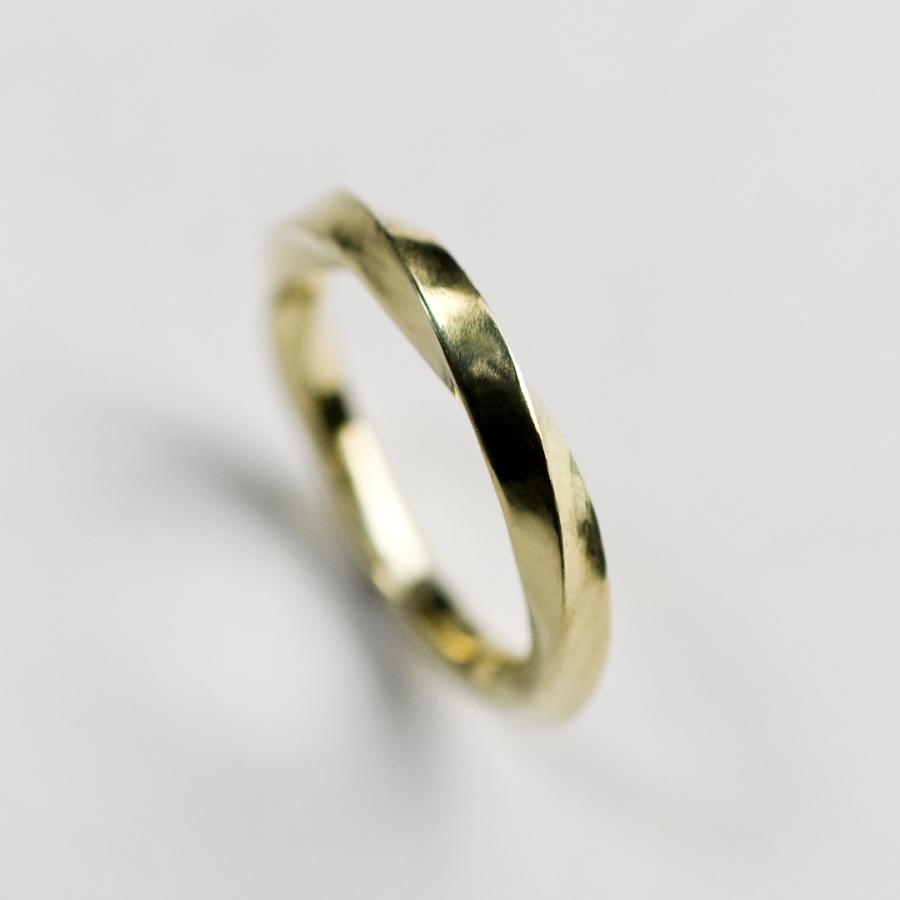 真鍮スクエアツイストリング 2.5mm幅 鏡面 3号〜27号｜WKH SQUARE TWIST RING 2.5 bs gloss｜FA-784 |  | 04