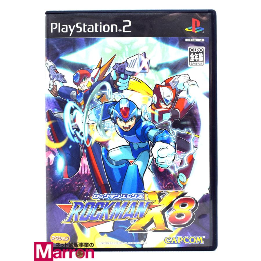 中古 Ps2 ロックマンx8 ケース 説明書付 プレステ2 ソフト Byps2s15 カイトリマロン 通販 Yahoo ショッピング