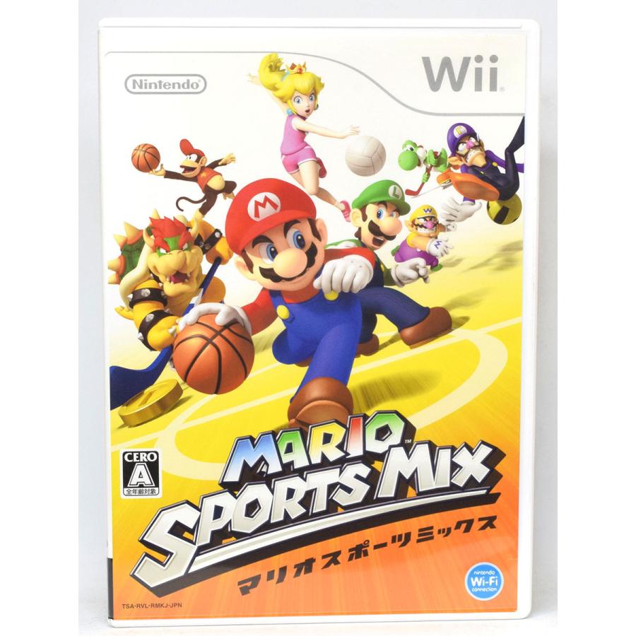 激安通販 大幅にプライスダウン 中古 Wii マリオスポーツミックス ソフト ケース 説明書付