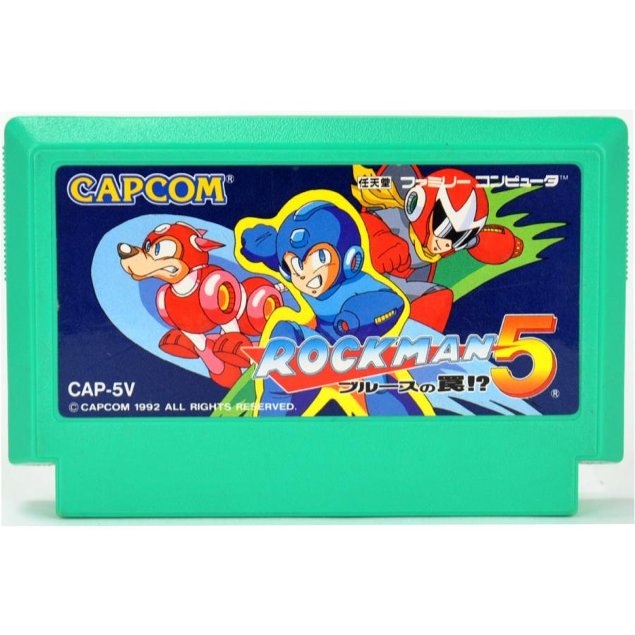 カプコン FC ロックマン5 ブルースの罠!? ソフトのみ カプコン FC ロックマン5 ブルースの罠!? ソフトのみ