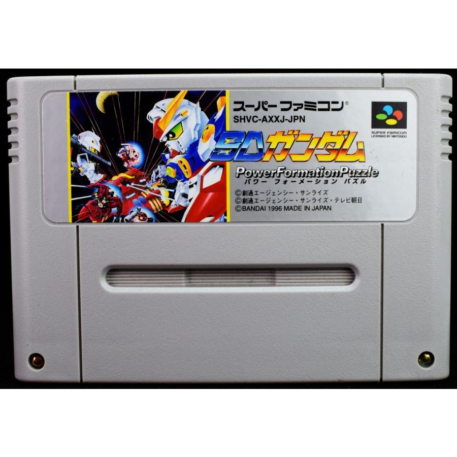 中古】 SFC SDガンダムパワーフォーメーションパズル ソフトのみ 