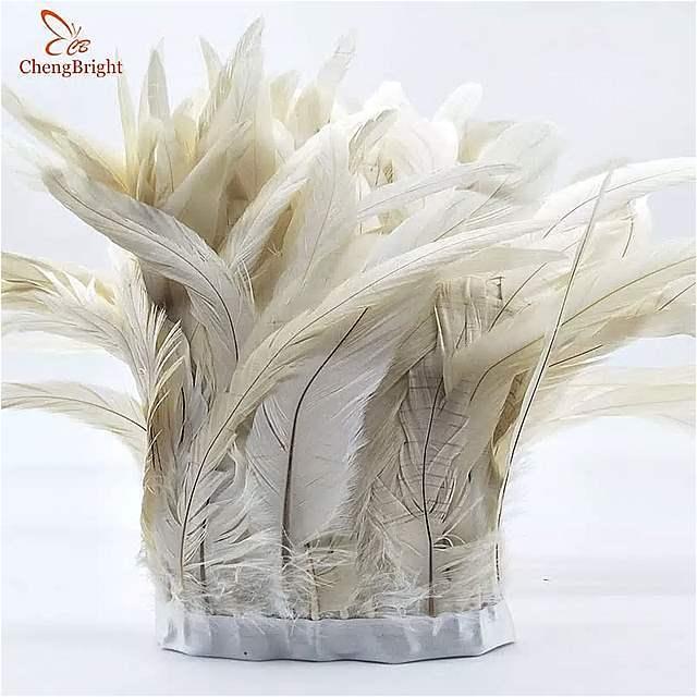 60 Off ヤード 10 Chengbright コック フェザ クラフト 装飾 幅 インチ 10 12 メートル センチ 25 30 は 羽 テール 和洋裁材料