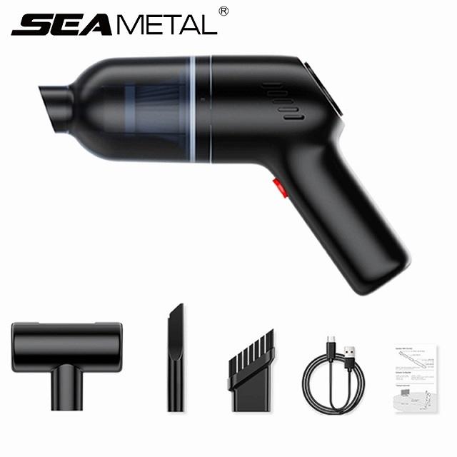 無線車 掃除機 日本産 12v 1ワット8000paハイパワーハンドヘルド自動 車のホーム オフィス 用detaillingダストクリー