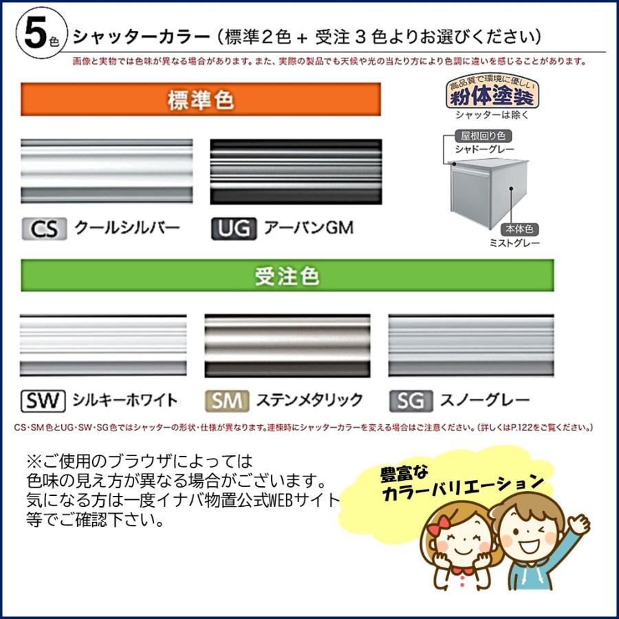 イナバ　ガレーディア　GRN-3626・62H　一般型　1台＋α組合せタイプ※東海地区(岐阜県(一部地域を除く)・愛知県(北部)・三重県(北部)限定販売※　ハイルーフ