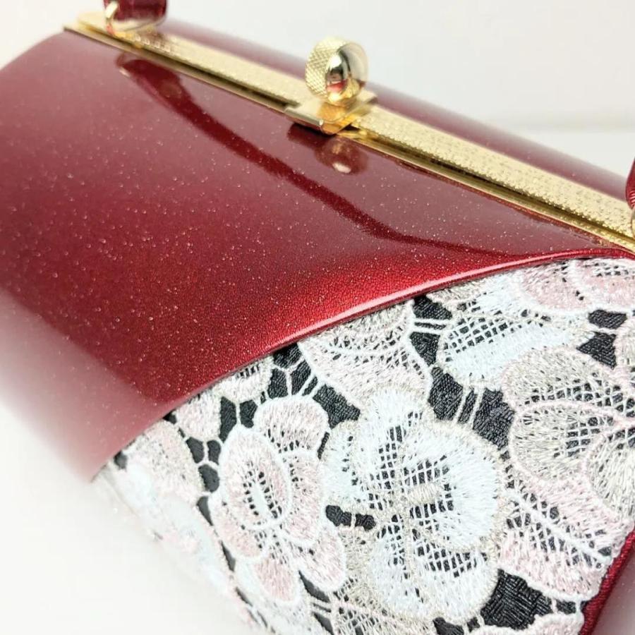 和装 草履バッグセット 振袖用 エナメル 赤×黒 フリーサイズ 楽天市場】草履バッグセット 振袖 成人式 振袖用 卒業式 結婚式 礼装