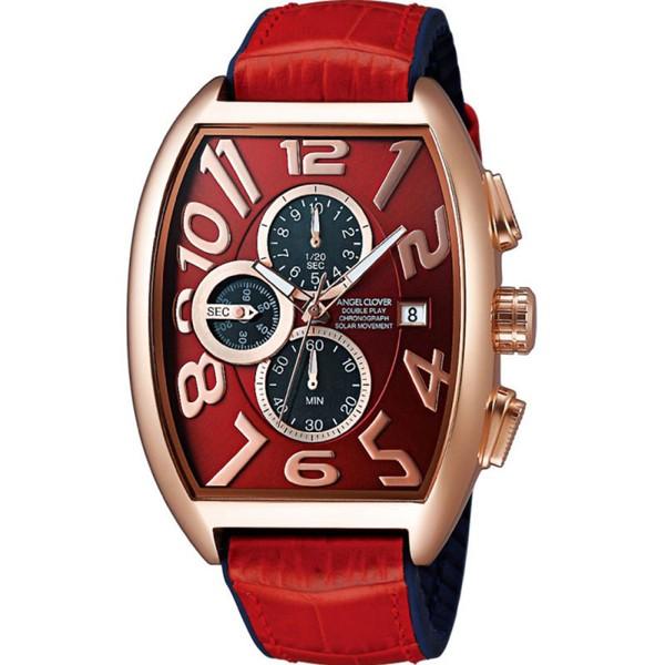 Angel Clover エンジェルクローバー ダブルプレイ ソーラー DPS38PRE-RE メンズ 腕時計 国内正規品 送料無料