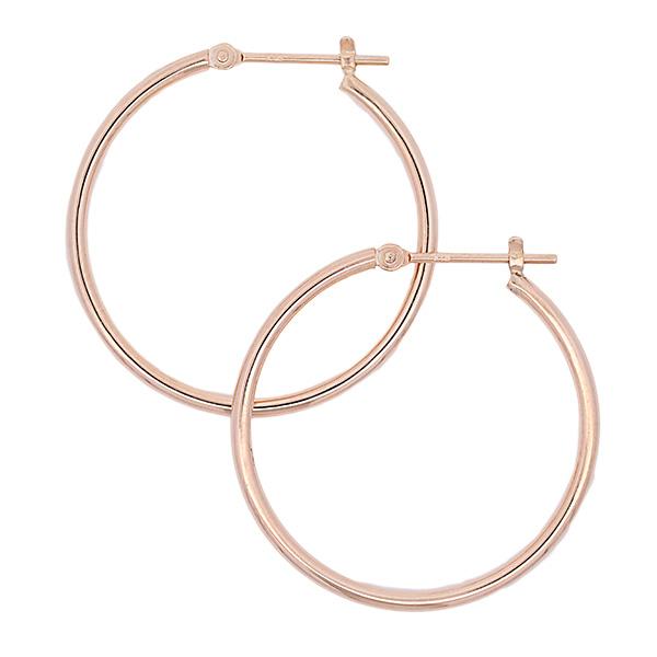 フープピアス 1.5mm×25mm k18 18k 18金 ピアス レディース ゴールド フープ ピアス 爆買