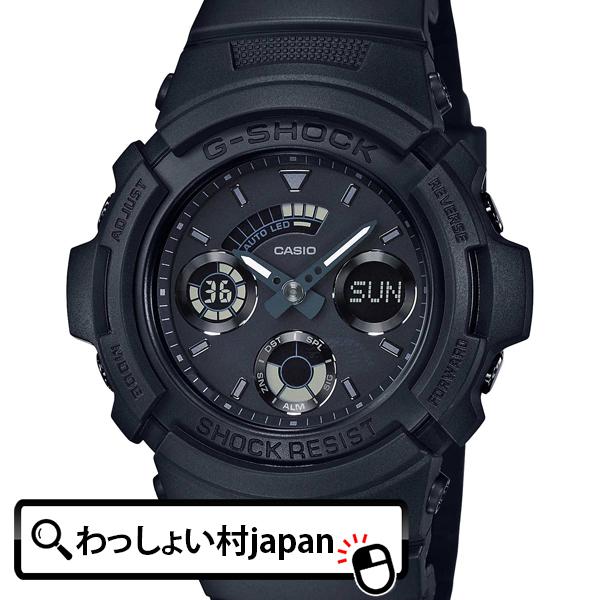 G-SHOCK Gショック CASIO カシオ ジーショック デジアナ オールブラック AW-591BB-1AJF｜wassyoimurajapan