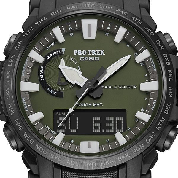 PROTREK プロトレック CASIO カシオ SPORTS 山 クライマーライン グリーン PRW-61Y-3JF メンズ 腕時計 国内正規品 送料無料 爆買の画像