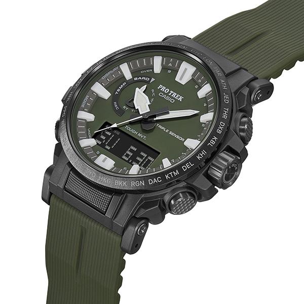PROTREK プロトレック CASIO カシオ SPORTS 山 クライマーライン グリーン PRW-61Y-3JF メンズ 腕時計 国内正規品 送料無料 爆買の画像