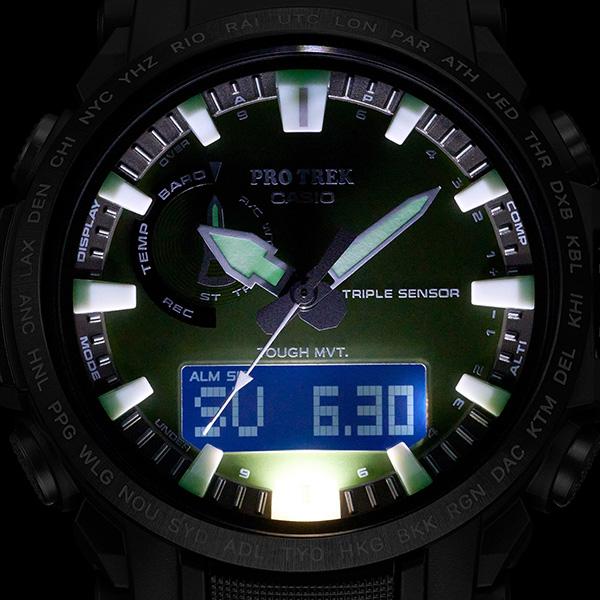 PROTREK プロトレック CASIO カシオ SPORTS 山 クライマーライン グリーン PRW-61Y-3JF メンズ 腕時計 国内正規品 送料無料 爆買の画像