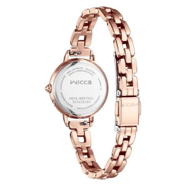 KL0-561-21 CITIZEN シチズン wicca ウィッカ カフェタイム ソーラーテック電波 白蝶貝文字板 フェミニン レディース 腕時計 国内正規品 送料無料の画像