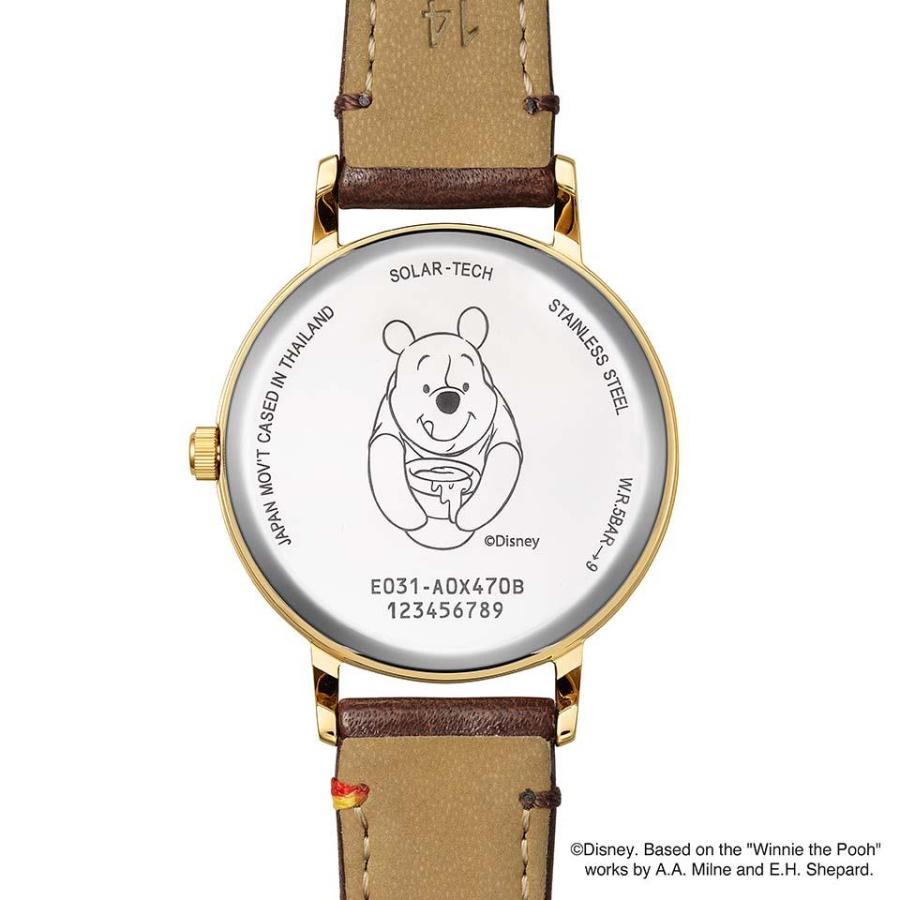 KP5-123-90 CITIZEN シチズン wicca ウィッカ ソーラーテック Disney  くまのプーさん レディース 腕時計 国内正規品 送料無料の画像