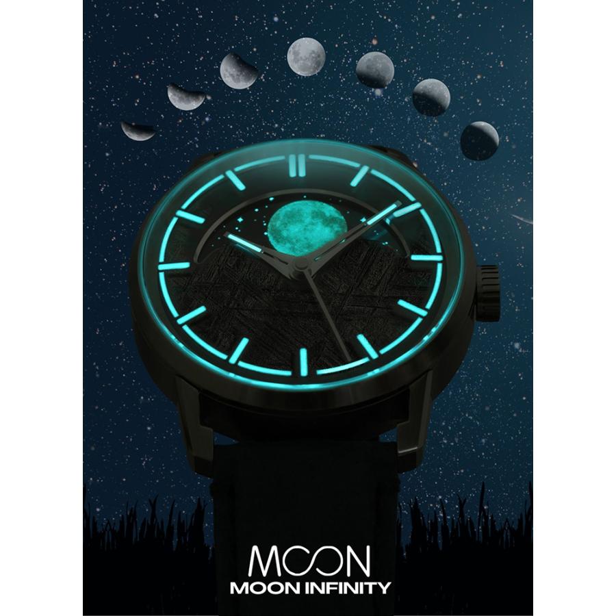OVD MOON Infinity MN-004 AURA　月 ムーン  紫 パープル 星空 蓄光 生活防水 マイクロブランド 香港 国内唯一取扱店の画像