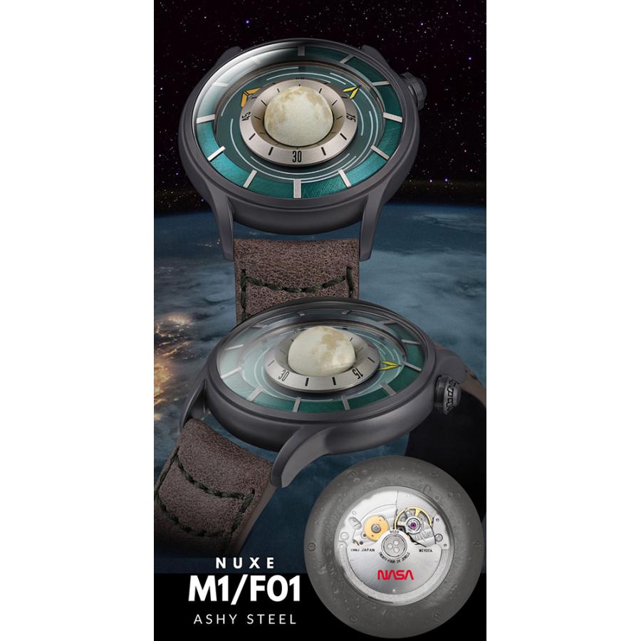 OVD NASA FULLMOON Full Moon M1/F01 月 ムーン 満月 宇宙 本革 グリーン 緑 ターコイズ ブラウン 茶 NASA公認 蓄光 マイクロブランド 香港 国内唯一取扱店の画像