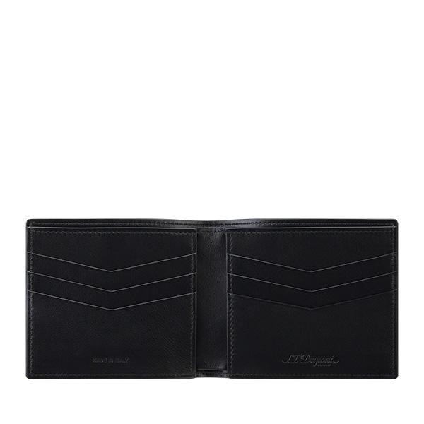 190577 S.T.DUPONT エス・テー・デュポン  2つ折り財布 6CC ブラック 国内正規品 送料無料 爆買の画像