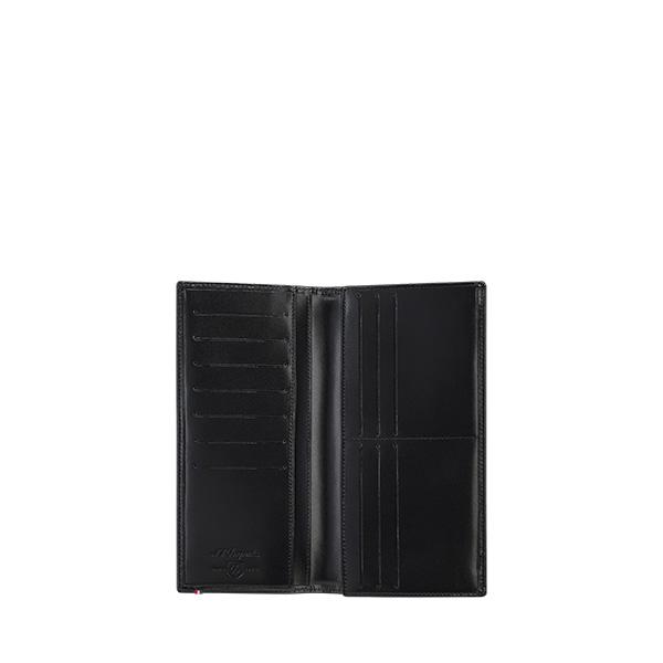 180045 S.T.DUPONT エス・テー・デュポン  財布 ブラック LINE D 国内正規品 送料無料 爆買の画像
