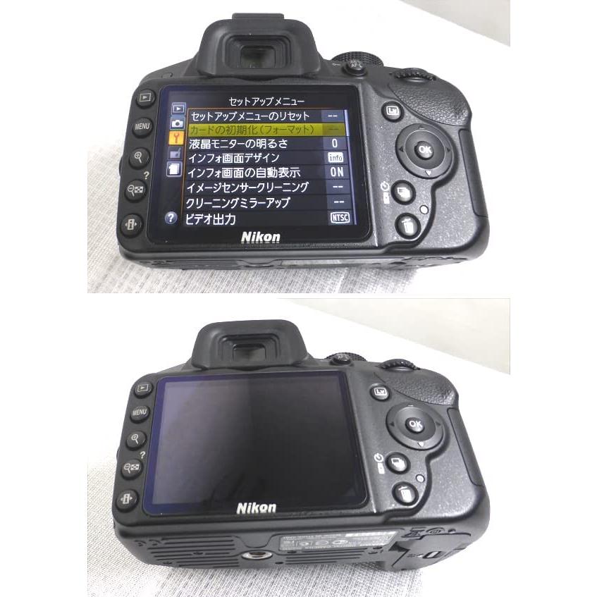 限定販売】 Nikon D3200 ダブルズームキット BLACK デジタルカメラ