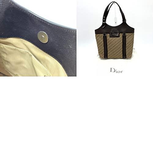 (ディオール)Dior ヴィンテージ トロッター トートバッグ ハンドバッグ キャンバス レザー レディース 中古