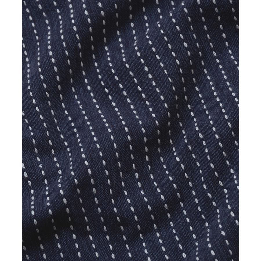 2035 はんてん 日本製 刺子織作務衣式綿入袢天 さしこおりさむえしきわ