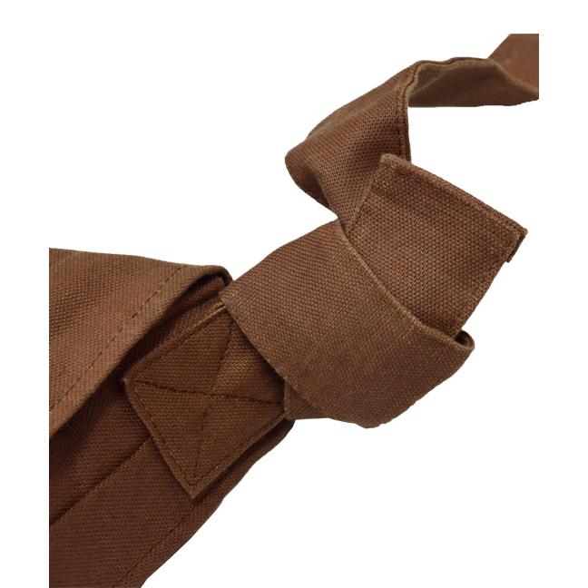 3010 頭陀袋 日本製 本柿渋染頭陀袋 和風ショルダーバッグ 通年 : 作務