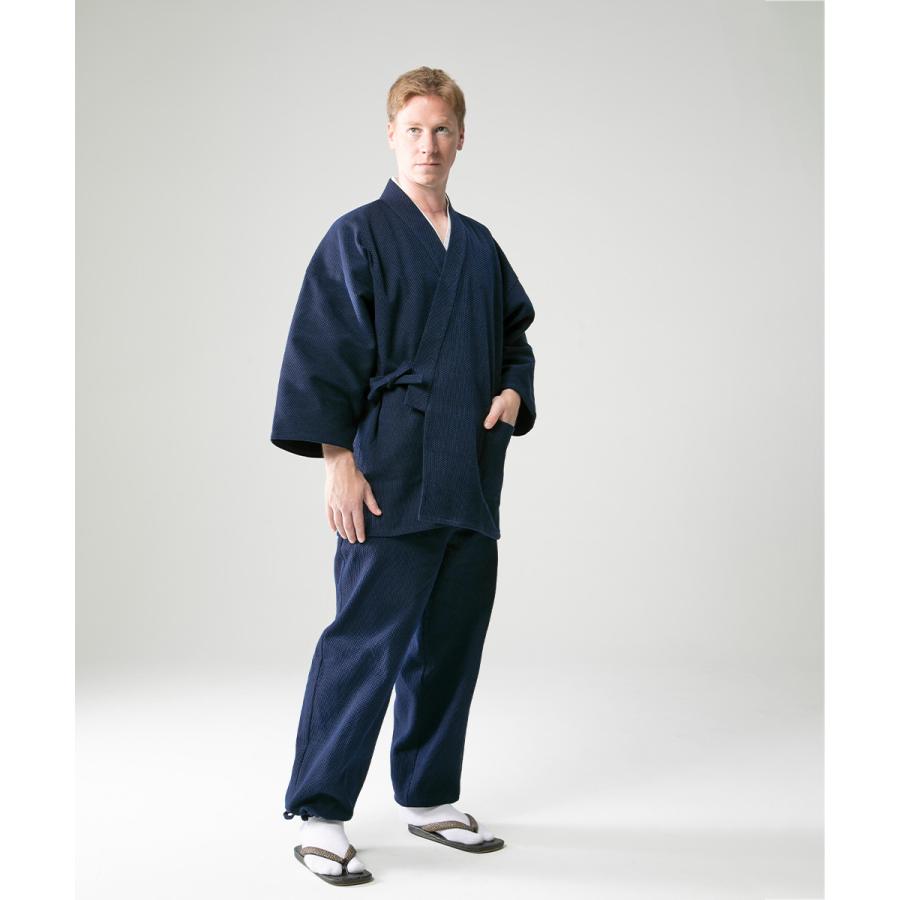 3020 作務衣 メンズ 日本製 太刺子作務衣 4L 綿100% 秋冬用 最肉厚作務