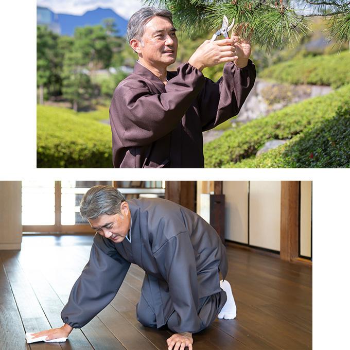 5033 作務衣 裏綿二重織ストレッチ作務衣［聖］【日本製】【和粋庵】【送料無料】秋冬　冬用 ・ メンズ 男性_7