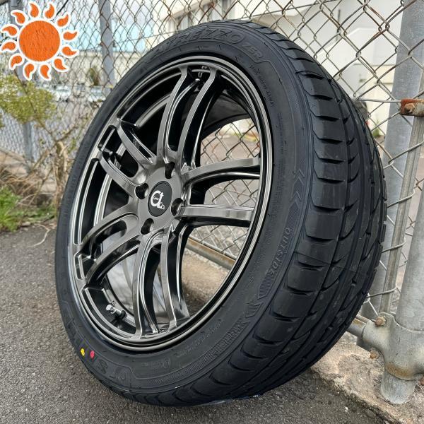 夏タイヤセット ミニ MINI R50 R55 R56 R57 R58 R59 ホイールタイヤセット 17インチ 特選タイヤ 205 ...