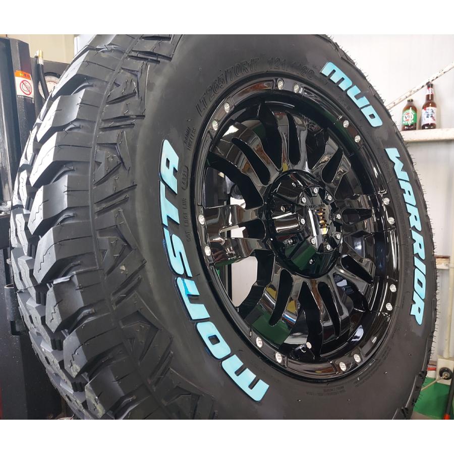 MONSTA TYRES 150プラド ハイラックス サーフ H3 パジェロ等 17インチ