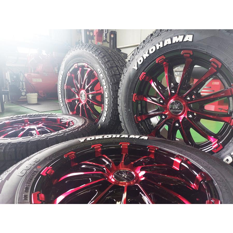 タイヤホイールセット16インチYOKOHAMAタイヤ215/65R16 ハイエース バークレーハードロック リザード タイヤホイールセット 16