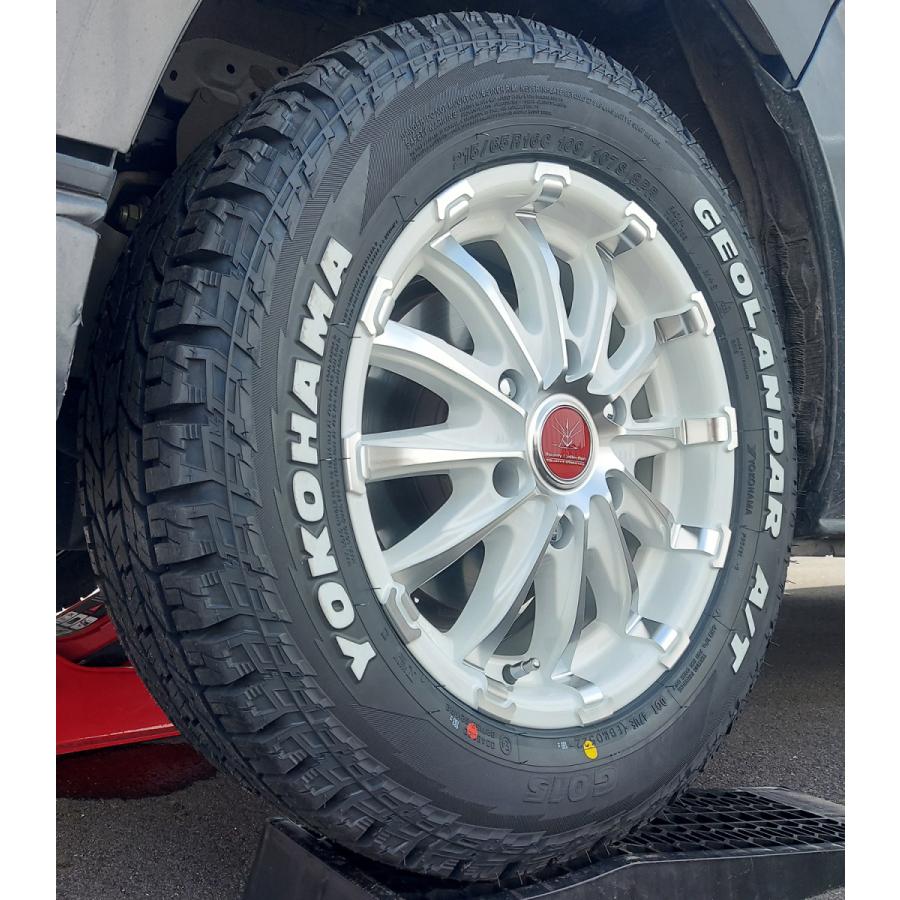 GEOLANDAR 即納 美品 車検対応 タイヤ ホイール セット 16インチ 