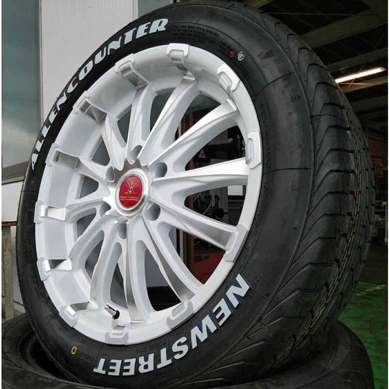 ハイエース 200系 タイヤホイール 18インチ 新品4本セット 車検対応 BD12 ＆ ALLENCOUNTER 225/50R18 107/105T