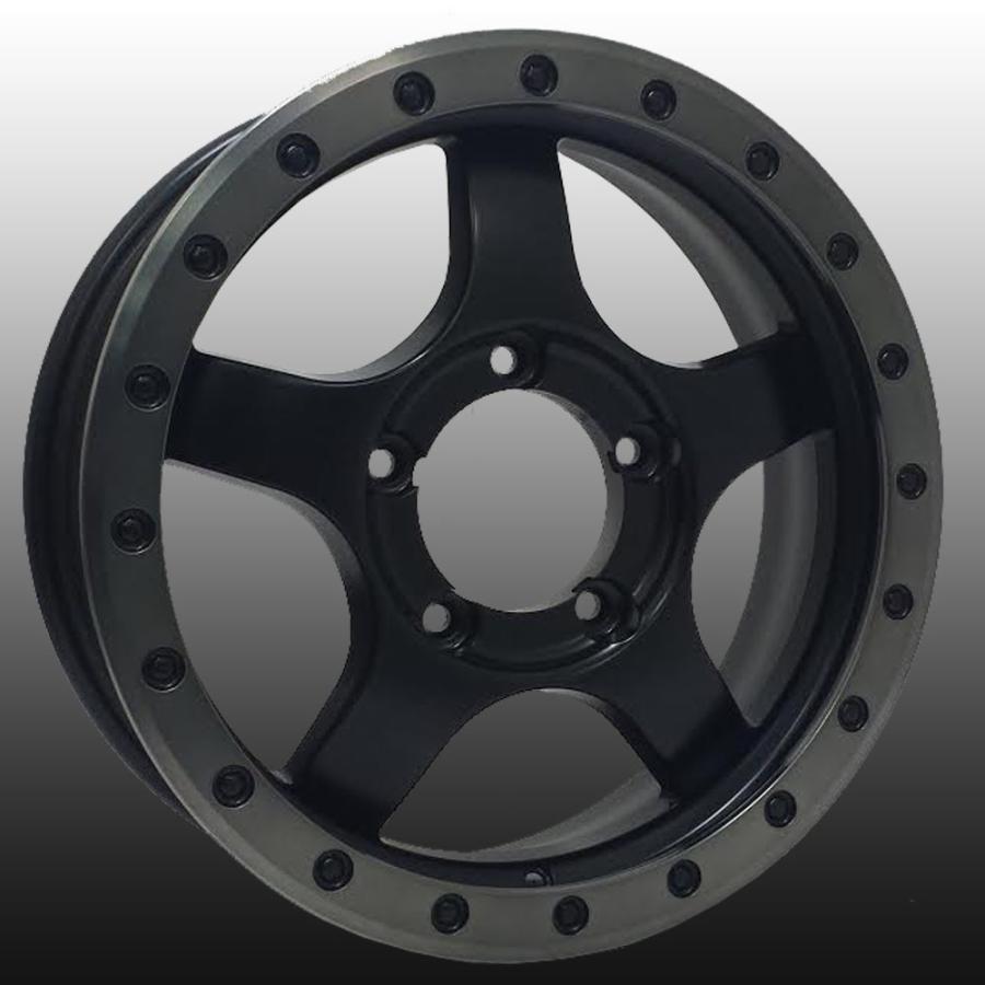 ジムニー JB23 JB64 リフトアップ車 カスタムカー 16インチ Bounty Collection BDX05 トーヨーオープンカントリーMT 225/75R16 ホワイトレターの画像