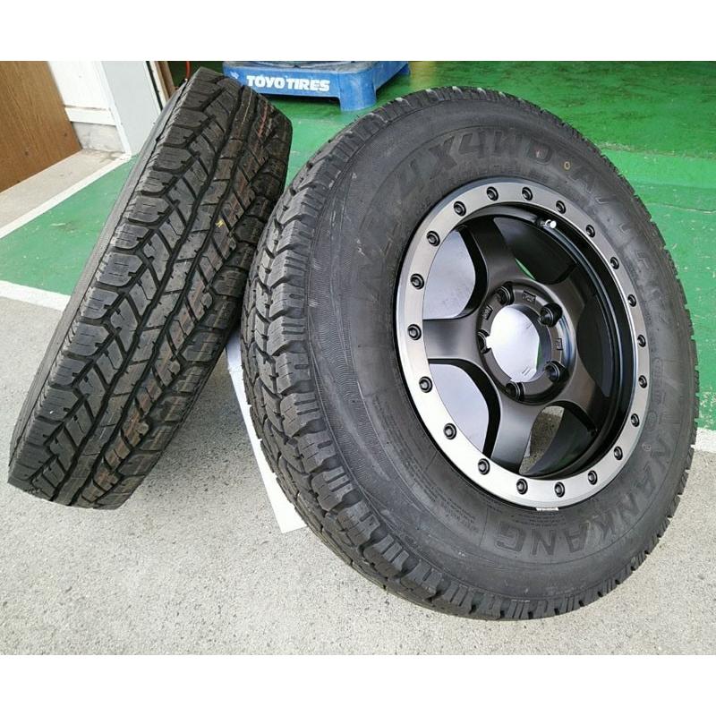 ジムニー 16インチ BlackDiamond BDX05 マットブラック/スモークリング