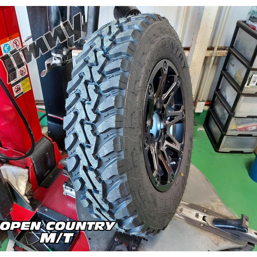 ジムニー　jb23 ja11 マッドタイヤ　クロカン　アルミホイール OPEN COUNTRY マッドタイヤ JB64 JB23 JB22 JA12 JA11 ジムニー 新品