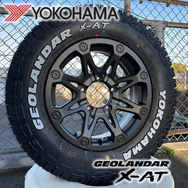 ジムニー　タイヤ付きホイール４本 GEOLANDAR ジムニー JB64 JB23 タイヤホイール 4本セット ヨコハマ