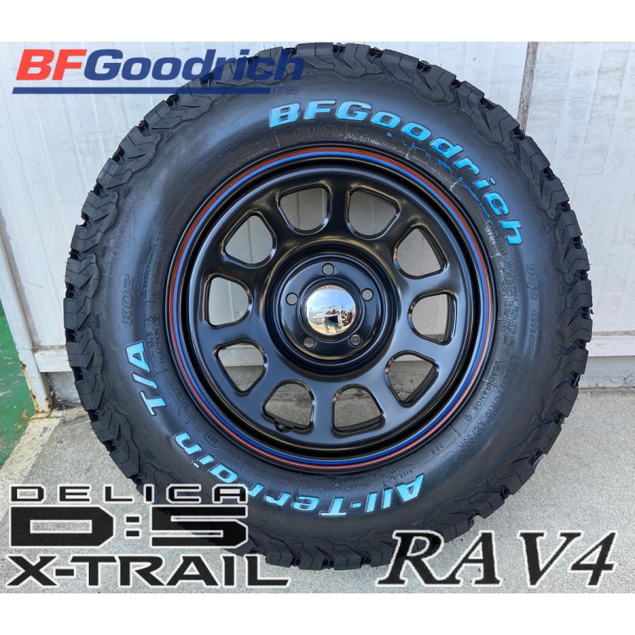 エクストレイル デリカD5 クロスロード 16インチ デイトナSS BF グッドリッチ オールテレン KO2 215/70R16 225/70R16｜wat2｜03