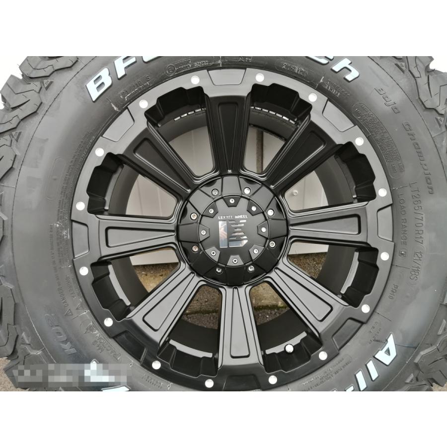 LEXXEL Deathrock offroad style プラド,サーフ,FJ,ハマー H3 17インチ BFグッドリッチ オールテレン KO2 265/70R17 , 285/70R17  ホワイトレター｜wat2｜06