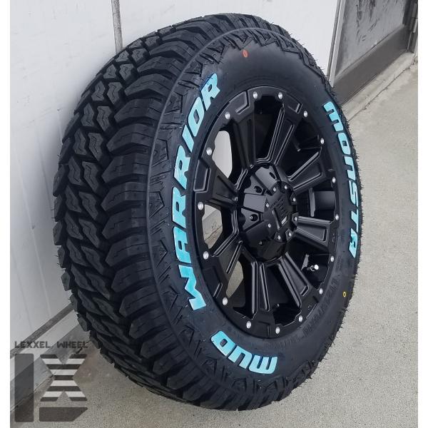 デリカD5 エクストレイル CHR クロスロード ジューク CX5 タイヤホイールセット 16インチ DeathRock デスロック MONSTA MUDWARRIOR 235/70R16の画像