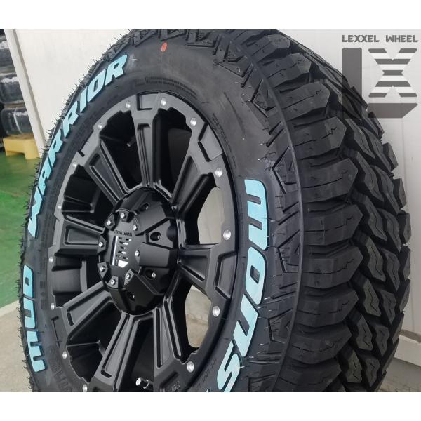 デリカD5 エクストレイル CHR クロスロード ジューク CX5 タイヤホイールセット 16インチ DeathRock デスロック MONSTA MUDWARRIOR 235/70R16の画像