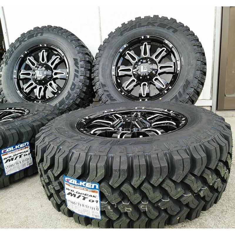 ファルケン WILDPEAK M/T01 265/70R17 タイヤホイール 新品4本セット