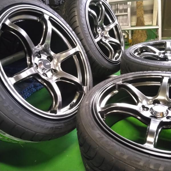 新品4本セット 86 BRZ 要車高調 18インチタイヤホイール 8.5J/9.5J Acht6 225/40R18 235/40R18 FEDERAL SS595｜wat2｜08