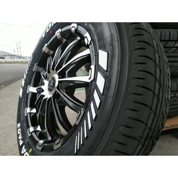 200系 ハイエース レジアスエース 16インチ タイヤホイールセット Bounty Collection BD12  ヨコハマタイヤ パラダ 215/65R16 車検対応 ホワイトレターの画像