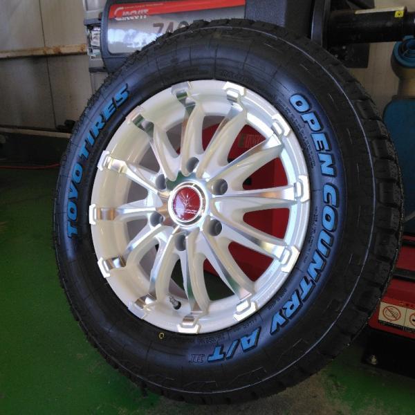 ハイエース 車検対応 ハイエース200系 タイヤホイールセット トーヨー