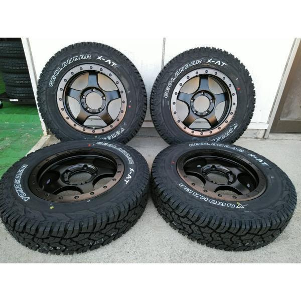 ヨコハマ ジオランダー X-AT ブラックレタータイヤホイール5本セット