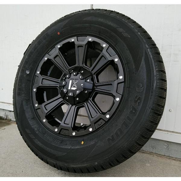 即納 スタッドレス プラド サーフ ハイラックス FJ タイヤホイールセット SAILUN WST3 265/65R17 265/70R17 LEXXEL DeathRock 17インチ｜wat2｜07